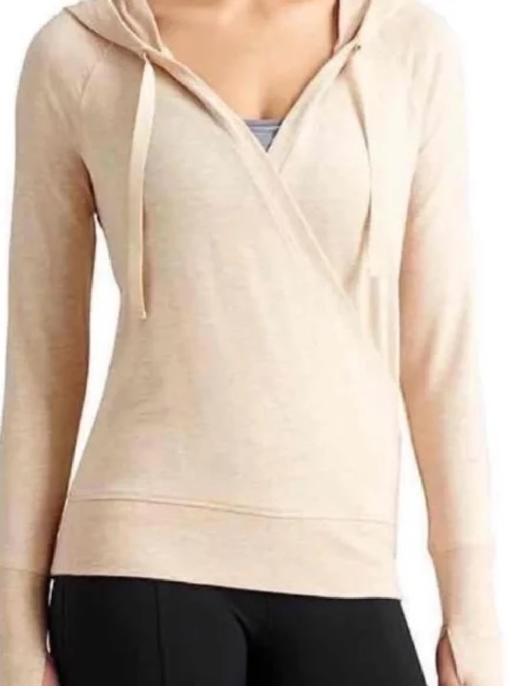 Athlete Cream cross sweater